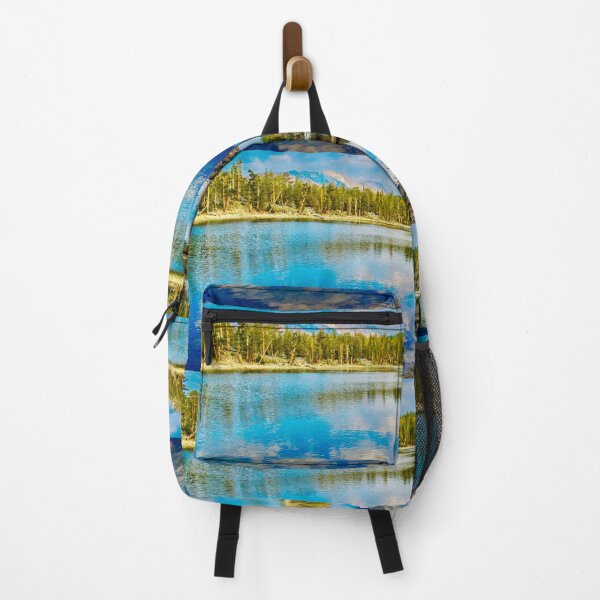Item preview, Beautiful Mountain and Clouds Reflection onto Alpine Lake designed and sold by Yogibear & Rachelle .