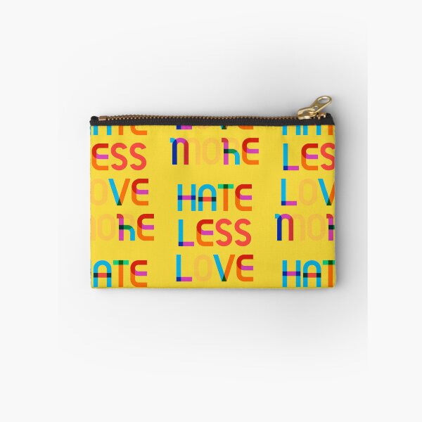 Item preview, Hate less love more, positive saying designed and sold by Mauswohn.