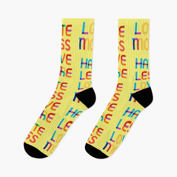 Item preview, Hate less love more, positive saying designed and sold by Mauswohn.