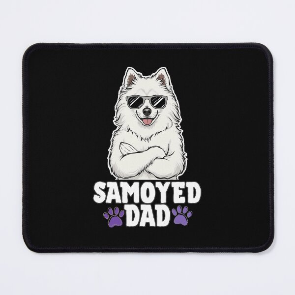 Item preview, Samoyed Dad – Fluffy, Loyal, and Always Smiling designed and sold by GoodyPaws.