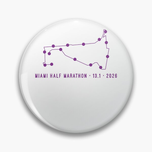 Artikelvorschau, Miami Halbmarathon – 2026 entworfen und verkauft von Moritz Schwäble.