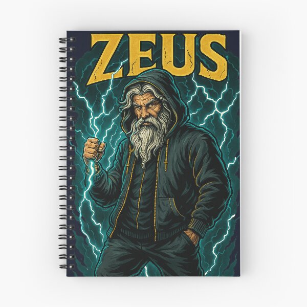 Item preview, Zeus Reimagined – Street God of Thunder designed and sold by Patternicity.