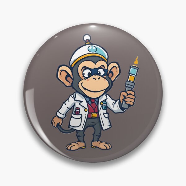 Item preview, The doctor is a monkey. 3 designed and sold by SanchillShop.