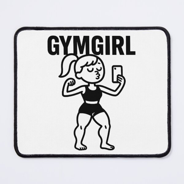 Item preview, GYMGIRL – Queen of Squats & Selfies designed and sold by Too-ironic.