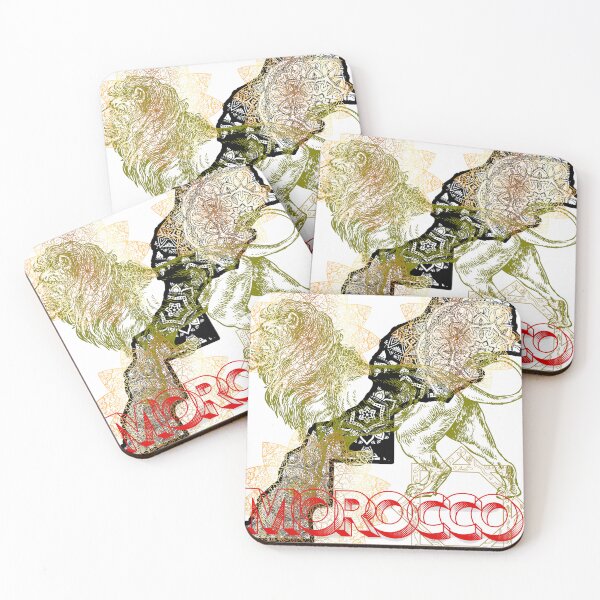 Item preview, Majestic Morocco - The Lion and Geometric Elegance designed and sold by Arte82.