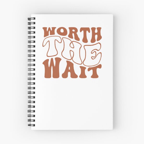 Item preview, Worth The Wait Retro Groovy Typography designed and sold by XuanhieuBp.
