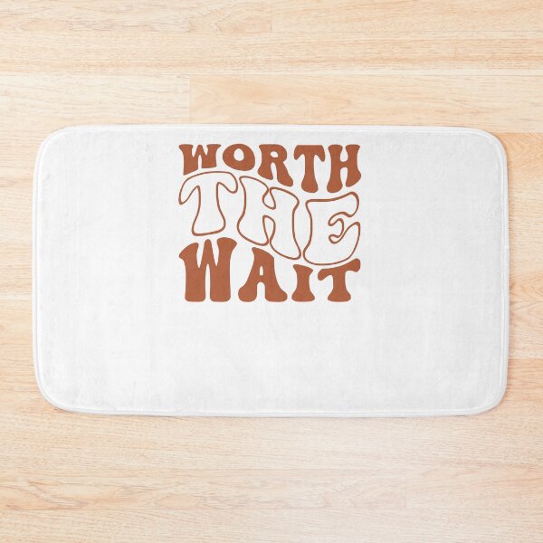 Item preview, Worth The Wait Retro Groovy Typography designed and sold by XuanhieuBp.