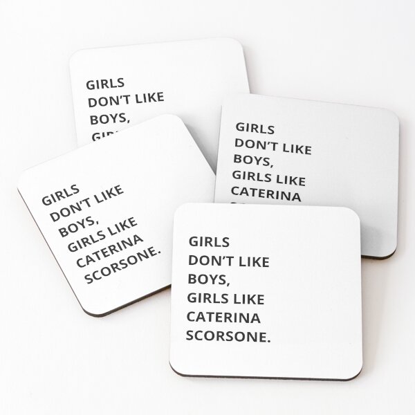 Item preview, Girls don't like boys, girls like Caterina Scorsone designed and sold by -Joanne-.