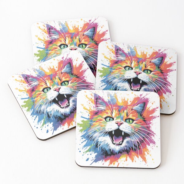 Item preview, Colorful cat designed and sold by Zurori.