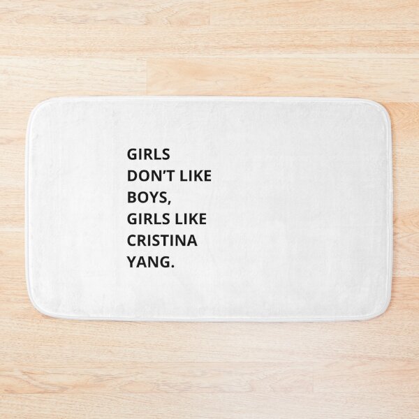 Item preview, A las chicas no les gustan los chicos, a las chicas les gusta Cristina Yang designed and sold by -Joanne-.