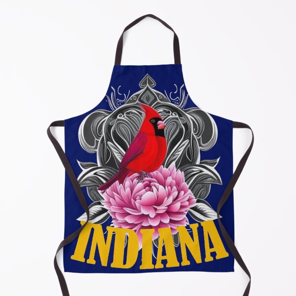 Item preview, Cardinal Bird With Peony Indiana State Tattoo Art designed and sold by taiche.