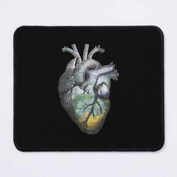 Item preview, Anatomical Heart: Vincent van Gogh - Wheat Field With Cypresses designed and sold by Gezzoto's Brewery.