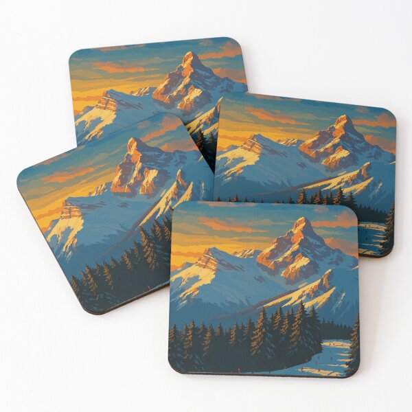 Item preview, La Pointe Percée - Vintage poster of the Alpes Aravis designed and sold by Atelier Brume.