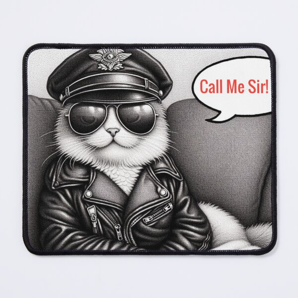 Item preview, Leather Catz - Comical Leather Sir Daddy Cat Gay Pride Graphic Design designed and sold by ItsAKinkThing.
