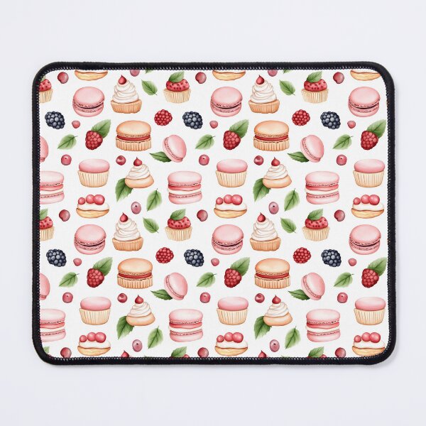 Item preview, Pastel Pink Dessert – Macarons, Tarts, Cupcakes & Sweet Berry Dreams designed and sold by Nalinthip.