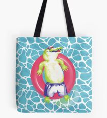 pool gator Tote Bag