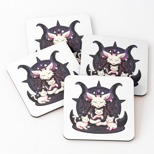 Item preview, Baphomet and the kitties designed and sold by MendaciousMina.