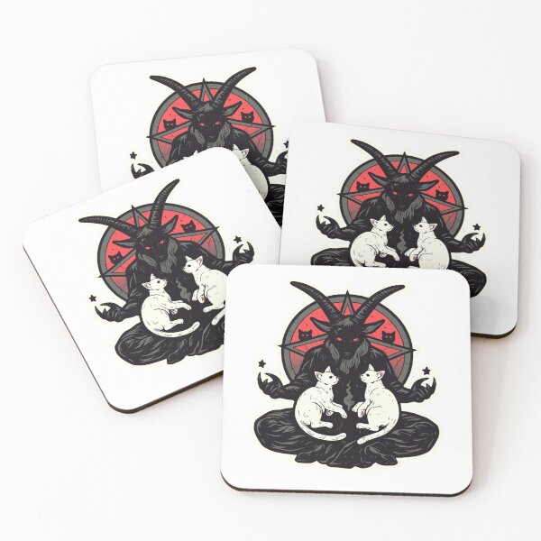 Item preview, Baphomet and the kitties designed and sold by MendaciousMina.