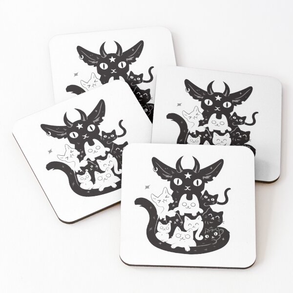 Item preview, Baphomet and the kitties designed and sold by MendaciousMina.