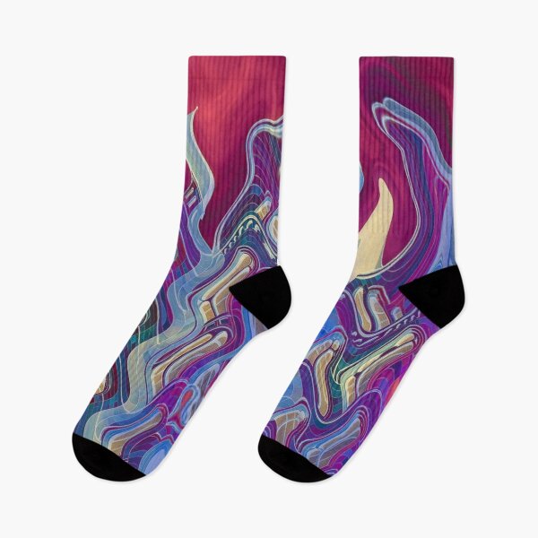 Item preview, Colorful, abstract sea of flames designed and sold by Sigtrix.