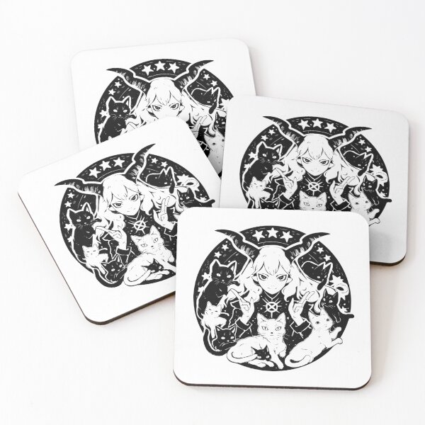 Item preview, Baphomet and the kitties designed and sold by MendaciousMina.