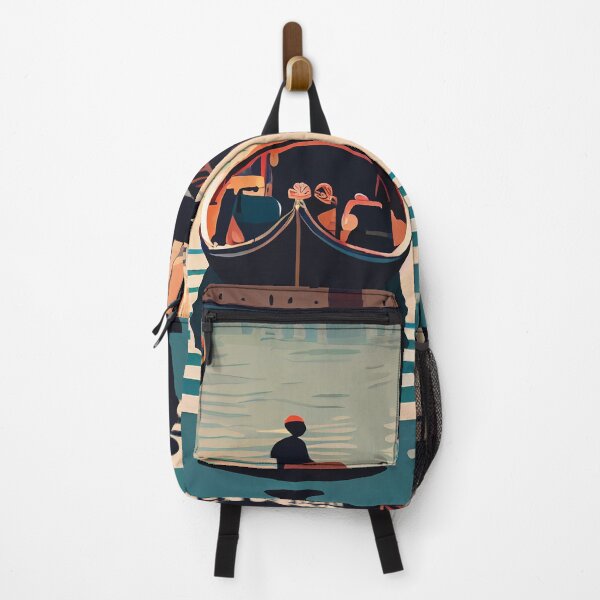 Item preview, Venetian Gondola Journey Illustration designed and sold by ShadowAndSlate.
