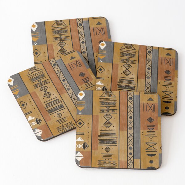 Item preview, Tribal Harmony – West African Symbolic Stripes designed and sold by Moisky Patterns.