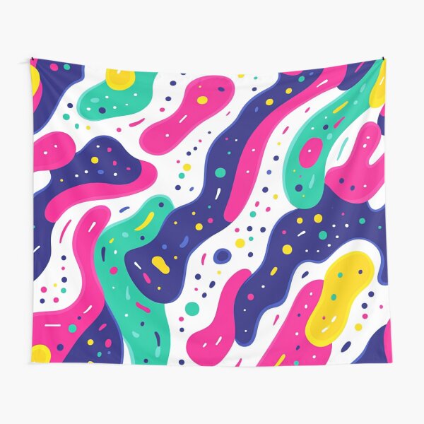 Item preview, Seamless Groovy Liquid Ink Retro Pattern designed and sold by SoulusShop.