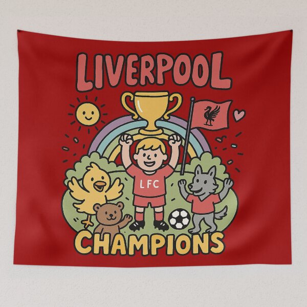 Artikelvorschau, Niedliche Champions-Feier des Liverpool FC entworfen und verkauft von zzz888.