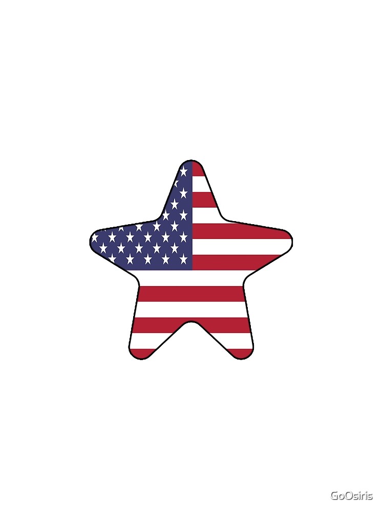 American Flag Starfish Happy 4th of July de GoOsiris