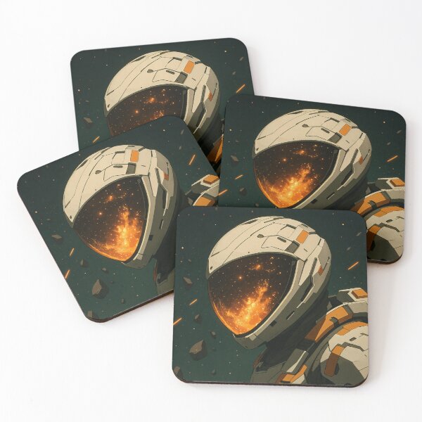 Item preview, Cosmic Inferno – Astronaut in the Firestorm designed and sold by SuperNovaDesigns.