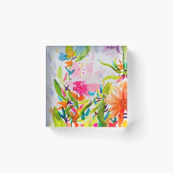 Aperçu de l'œuvre explosion de fleurs créée et vendue par AtelierCD.