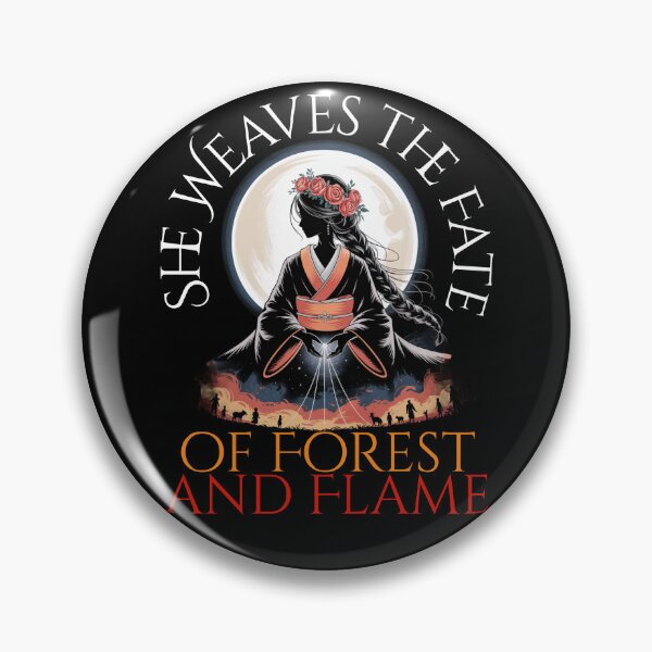 Item preview, She Weaves the Fate of Forest and Flame – Slavic Mystical Woman Art designed and sold by Fragy72.