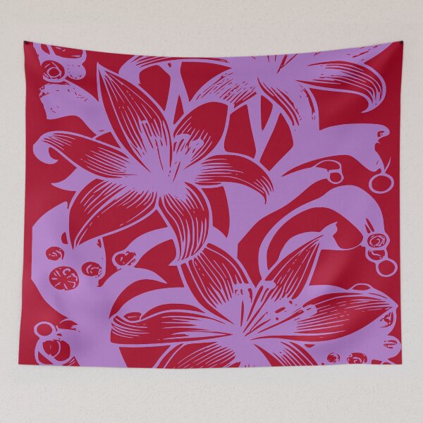 Item preview, floral wave designed and sold by Krzysztof Patalas.