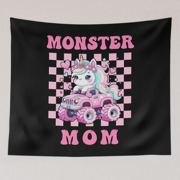 Item preview, Monster Truck Mom - Unicorns & Trucks Are My Jam Design designed and sold by Har-vee.