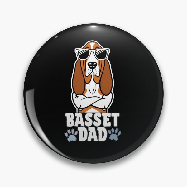 Item preview, Basset Dad – Chill, Loyal, and Always Looking for the Next Sniff designed and sold by GoodyPaws.
