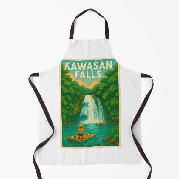 Item preview, Kawasan Falls Rafting Scene in Jungle Setting designed and sold by Places On Earth.
