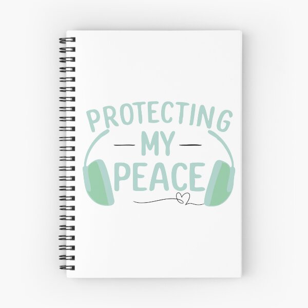 Item preview, Protecting My Peace Headphones for Sensory Needs & Neurodiversity Pride designed and sold by spooniecentral.