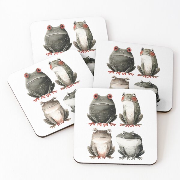 Item preview, Copy of Watercolor frogs pack | Frogs set | Watercolor toad | Frogs sheet | Toads set 6 designed and sold by Yaremchuk.