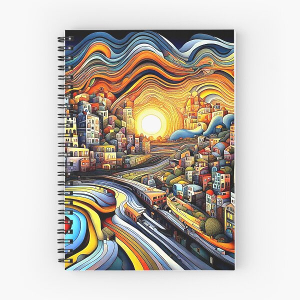 Item preview, Conurbation at sunset 3 designed and sold by George Hutton Hunter.