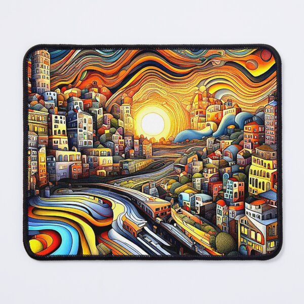 Item preview, Conurbation at sunset 3 designed and sold by George Hutton Hunter.