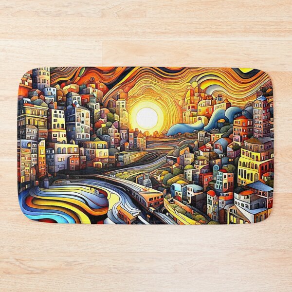 Item preview, Conurbation at sunset 3 designed and sold by George Hutton Hunter.