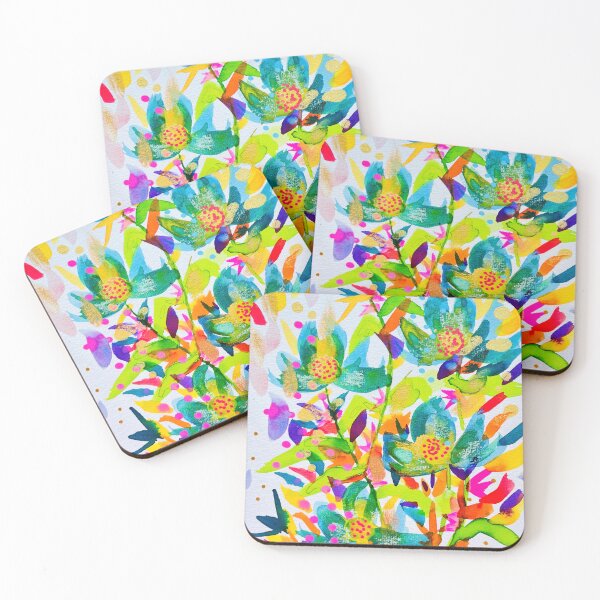 Item preview, explosion de fleurs bleues designed and sold by AtelierCD.