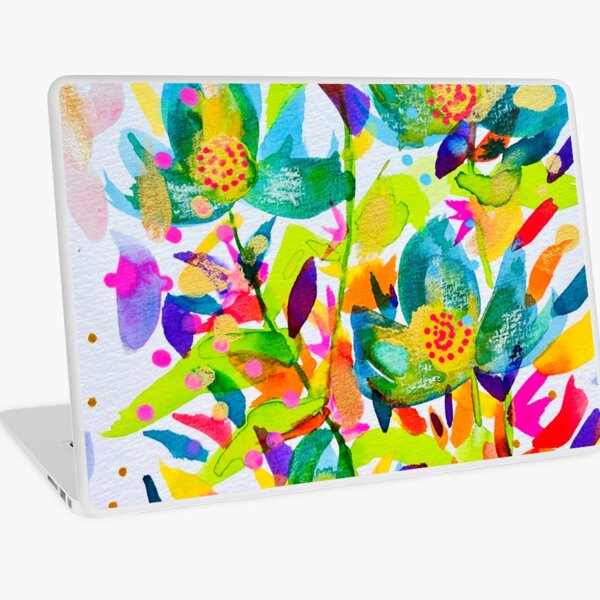 Aperçu de l'œuvre explosion de fleurs bleues créée et vendue par AtelierCD.