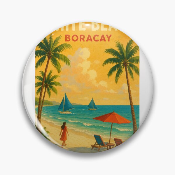 Item preview, White Beach Boracay Tropical Seaside designed and sold by Places On Earth.