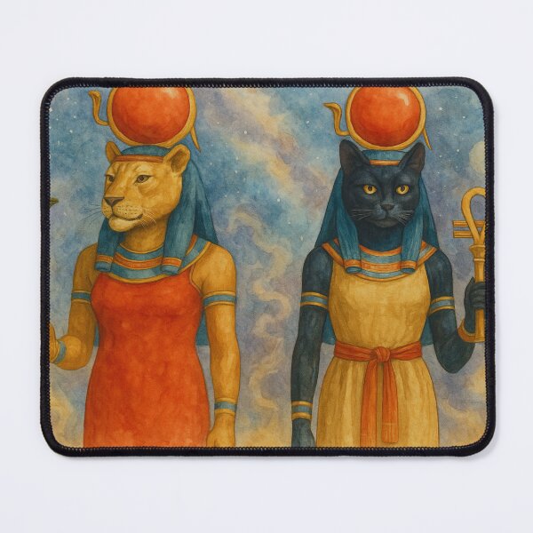 Item preview, Sekhmet and Bastet - The Feline Divine Feminine  designed and sold by AncientKemet.