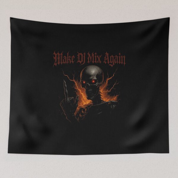 Item preview, Make DJ Mix Again ( Skull Edition ) designed and sold by WULFLAND ARTS.