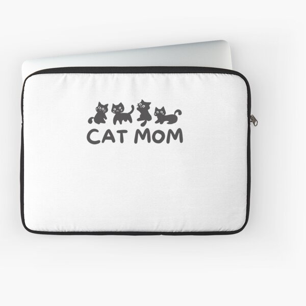 Aperçu de l'œuvre T-shirt "Cat Mom" – T-shirt pour amoureuse des chats – Cadeau parfait pour passionnée de chats – Style doux et minimaliste créée et vendue par tcourti.