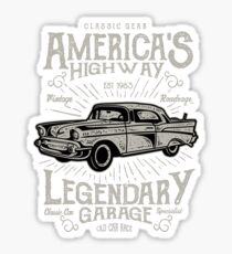 America's Highway Sticker