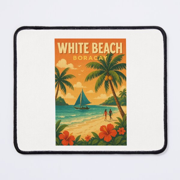 Item preview, White Beach Boracay Sunset Walk Scene designed and sold by Places On Earth.